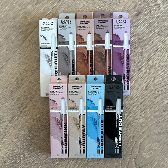 Hard Candy Makeup Hard Candy Eye Def Eyeshadow Marker Creamy Shadow Stick Set Of 9 Poshmark